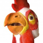 Chicken Mask Photo Booth Prop