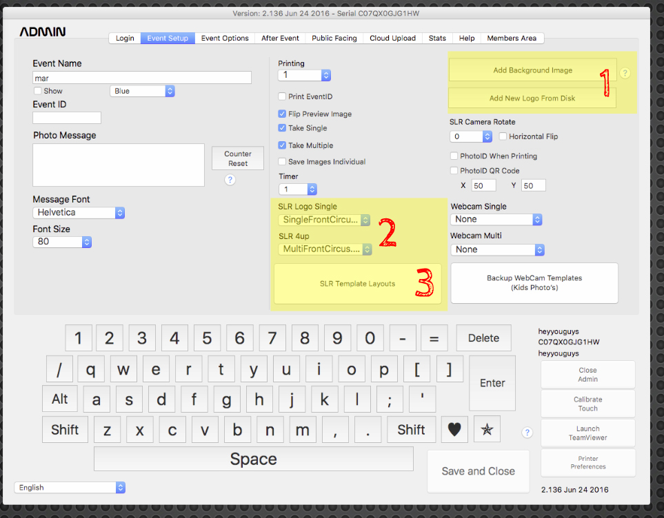 Uploading Photo Booth Template to Mac Photo Booth