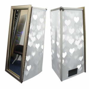 Magic Mirror Booth SE with Silver Love Heart Skins