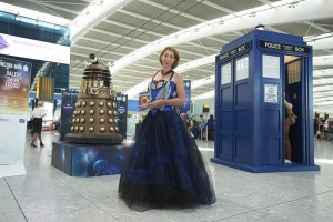 Photobooths Doctor Who Tardis at Heathrow Airport