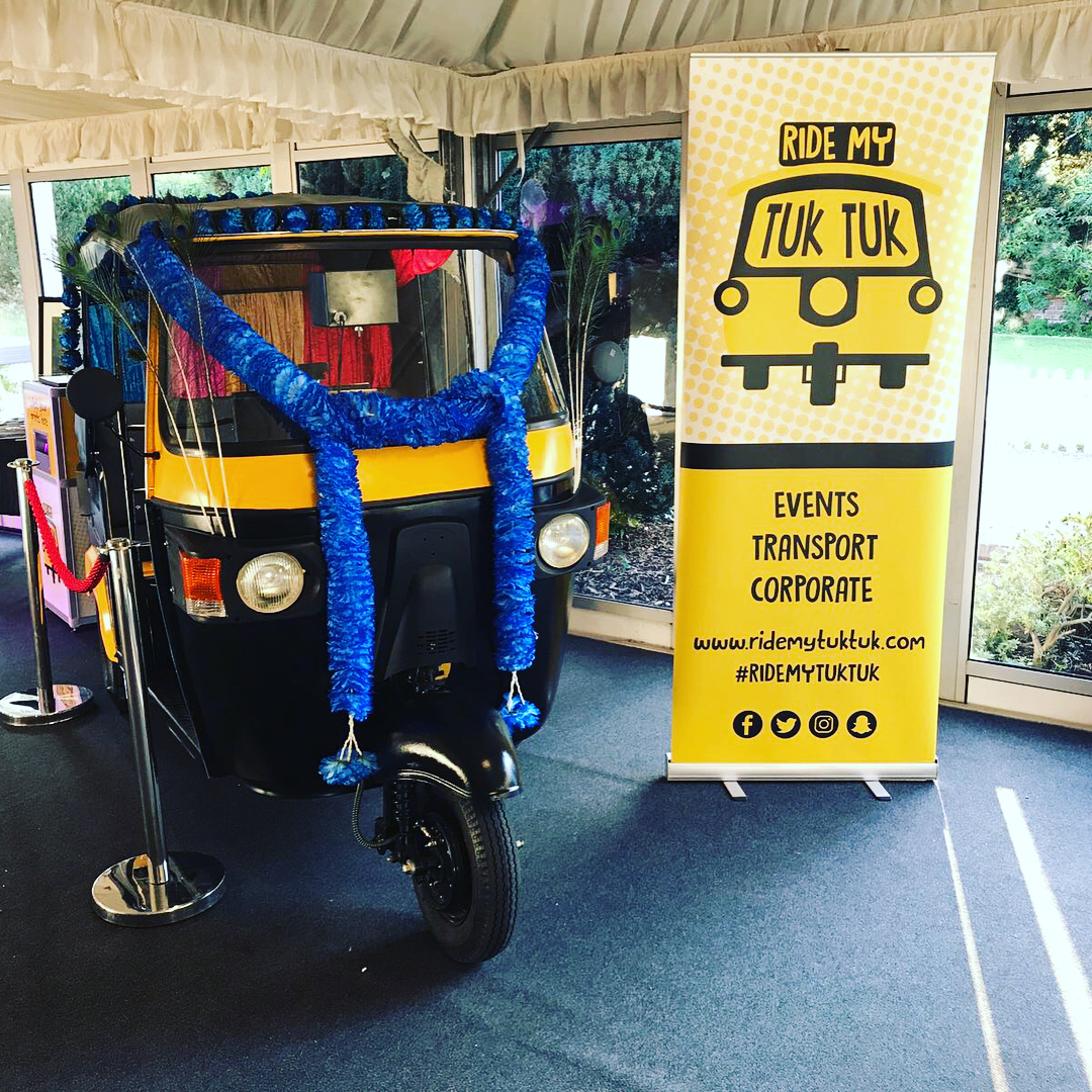 Ride my Tuk Tuk Photo Booth Wedding Hire