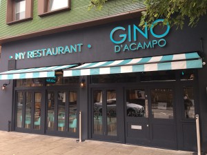 A magic mirror in use at Gino d'Acampo's restaurant in Camden from photobooths.co.uk