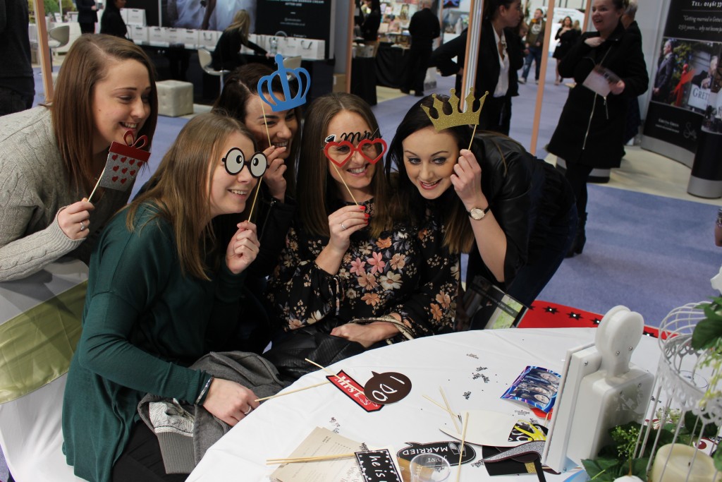 table selfie touch at the nec wedding show