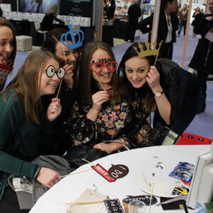 table selfie touch at the nec wedding show