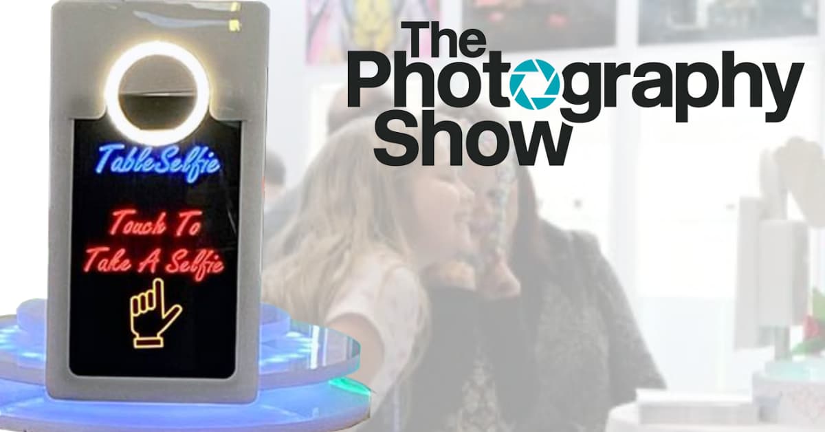 Table Selfie Photobooths WOW at Photography Show