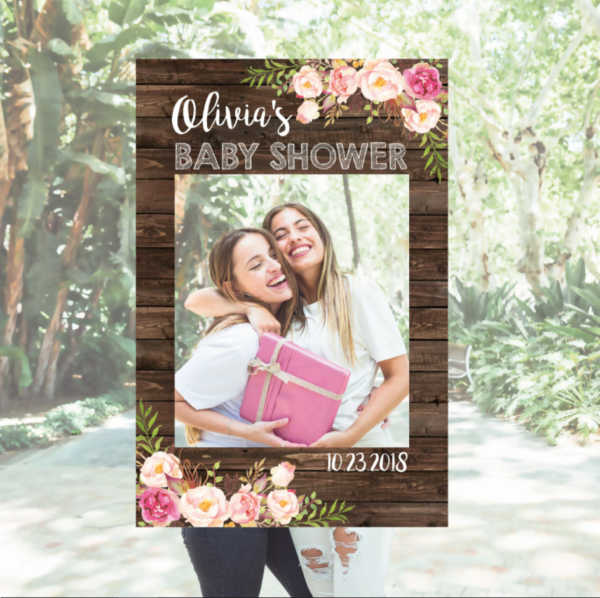 Photobooths | DIY Baby Shower Photo Booth Frame | Step By Step Guide ...