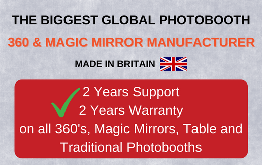 Biggest Global Photo Booth, 360, Table Photobooth & Magic Mirror Photobooth Manufacturer